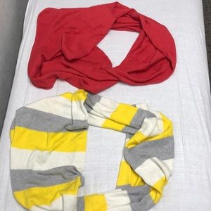 2 infinity scarfs